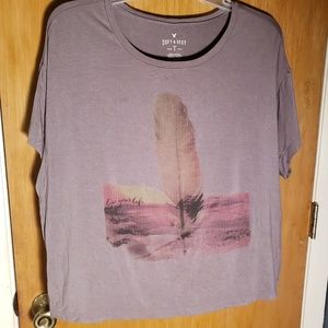 American Eagle cropped tshirt